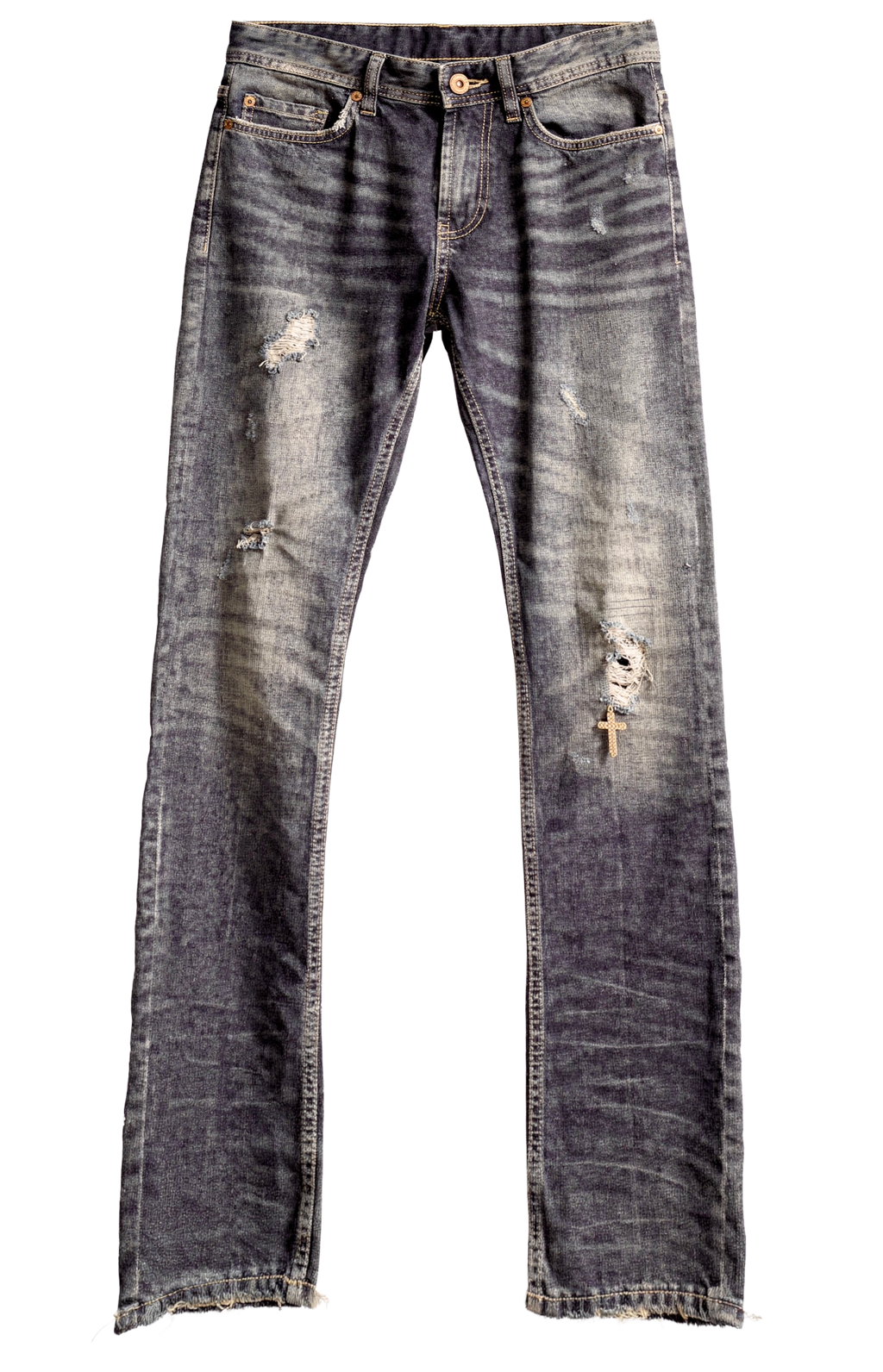 TWO TEARS DENIM JEANS