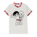 URUMQI PSYCHO KILLAZ HEATHER GRAY RINGER T-SHIRT